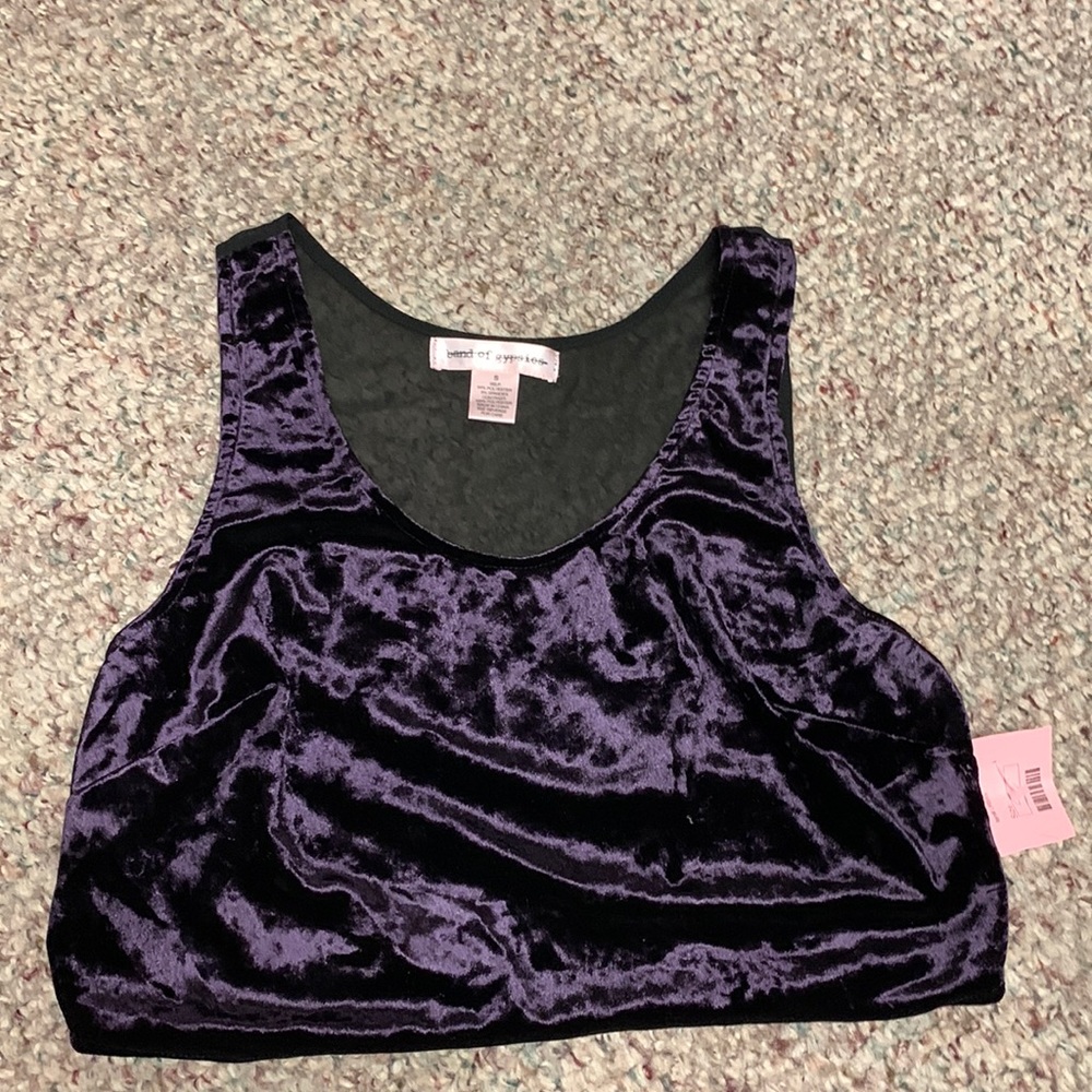 Band of Gypsies cropped top